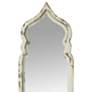 2_Costa Weathered White 19" x 73 1/4" Arc Floor Mirror more views