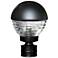 Costaluz 12 1/2" High Black/Clear Outdoor Post Light