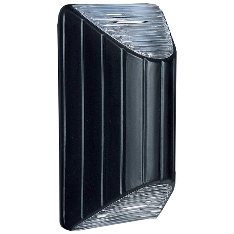 Image 1 Costaluz 3083 Series Sconce - Black and Clear Glass Sconce