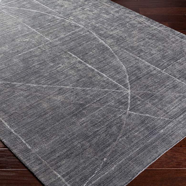 Image 2 Costilla 70034 6'x9' Gray and Charcoal Geometric Area Rug more views