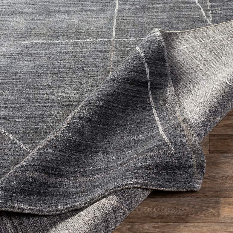Image 3 Costilla 70034 6'x9' Gray and Charcoal Geometric Area Rug more views