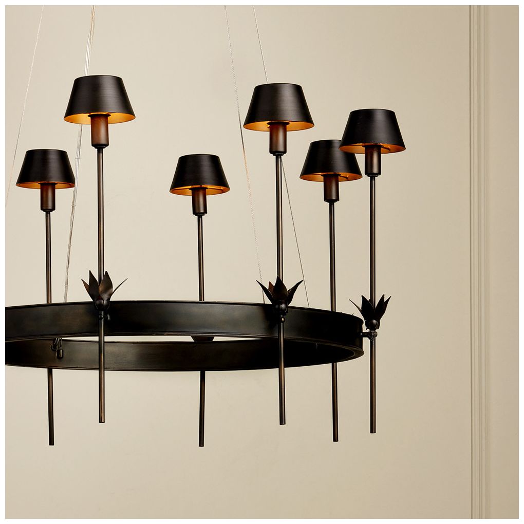 Image 6 Coterie Bronze Chandelier more views