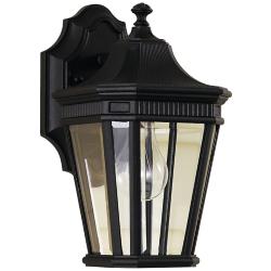 Cotswold Lane 11 1/2&quot; High Black Outdoor Wall Light