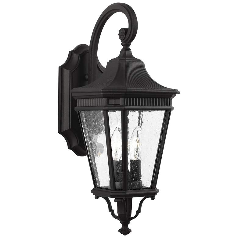 Image 1 Cotswold Lane 20 1/2" High Black Outdoor Wall Light