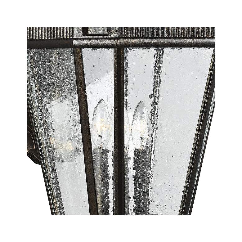 Image 2 Cotswold Lane 30"H Seeded Glass Bronze Outdoor Wall Light more views