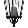 Cotswold Lane 31" High Black and Beveled Glass Hanging Light