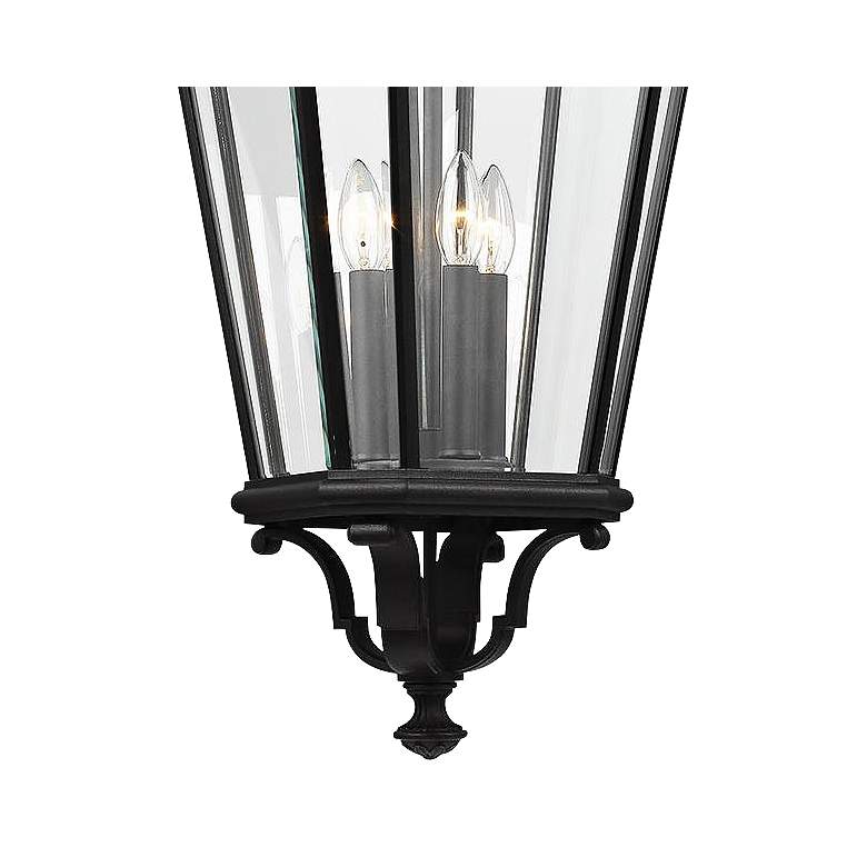 Image 2 Cotswold Lane 31 inch High Black and Beveled Glass Hanging Light more views