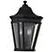 Cotswold Lane16"H Black Outdoor Wall Light