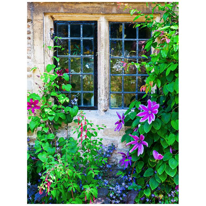 Image 1 Cottage Charm 40" High All-Season Indoor-Outdoor Wall Art
