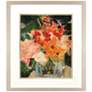 2_Cottage Flowers 37"W x 43"H Framed Art
