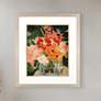 1_Cottage Flowers 37"W x 43"H Framed Art