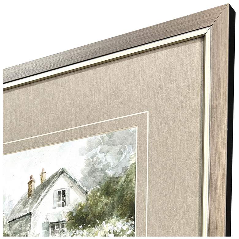 Image 3 Cottage Garden 17"W x 15"H Framed Art Set of 4 more views
