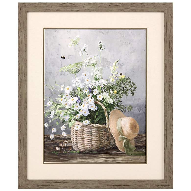 Image 1 Cottage Gardening I 27"W x 33"H Framed Art