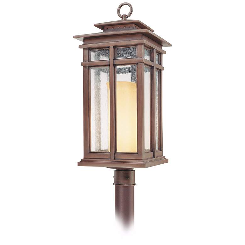 Image 1 Cottage Grove Collection 29 inch High Outdoor Post Light