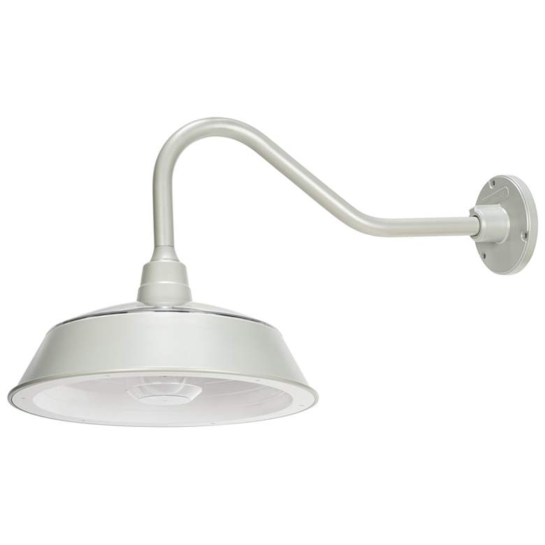 Image 1 Cottage Solar Barn Light-Galvanized
