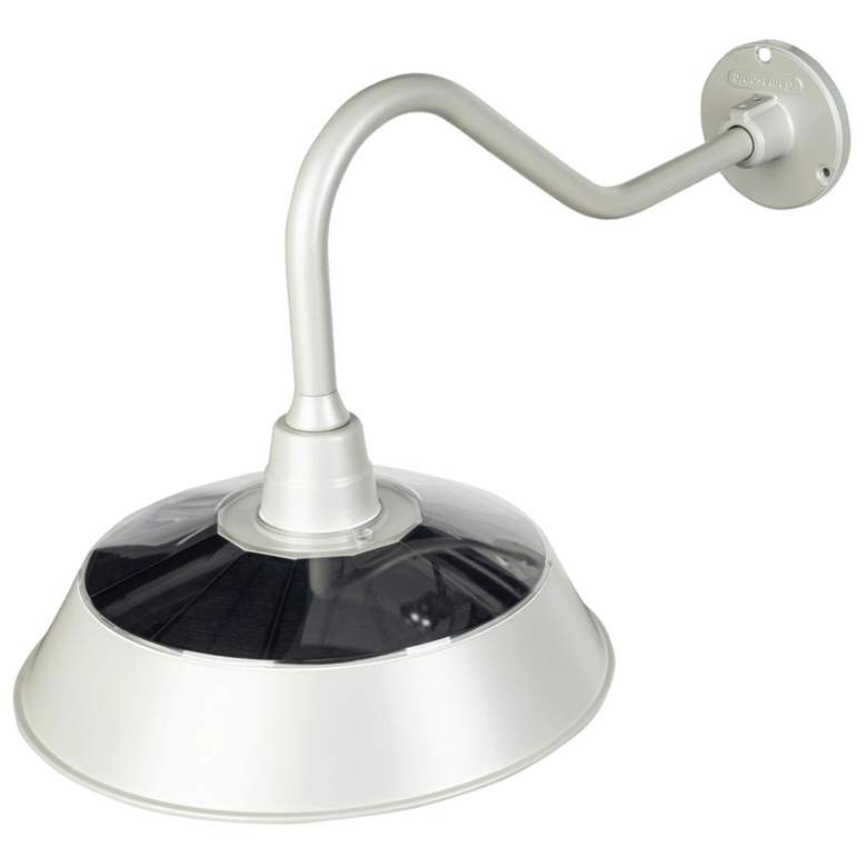 Image 2 Cottage Solar Barn Light-Galvanized more views