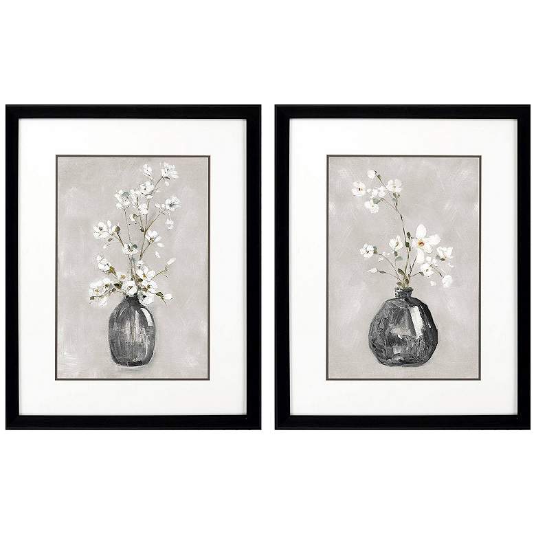 Image 1 Cottage Spring 20"W x 26"H Framed Art Set of 2