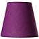 Cotton Blend Purple Lamp Shade 3.5x5.5x5 (Clip-On)