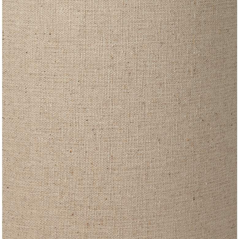 Image 4 Cotton Blend Tan Cylinder Shade 8x8x11 (Spider) more views