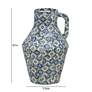 5_Cotton Mache 12" High Lisbon Tile Decorative Vase more views