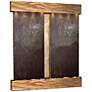 Cottonwood Falls 61" Wide Rustic Copper Wall Fountain