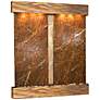 Cottonwood Falls Rustic Copper Brown Marble Wall Fountain