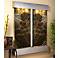 Cottonwood Falls Steel Green Marble 69" High Wall Fountain