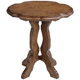 Image2 of Cottswolds 27 1/4" High Brown Wood Accent Table