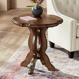 Image1 of Cottswolds 27 1/4" High Brown Wood Accent Table