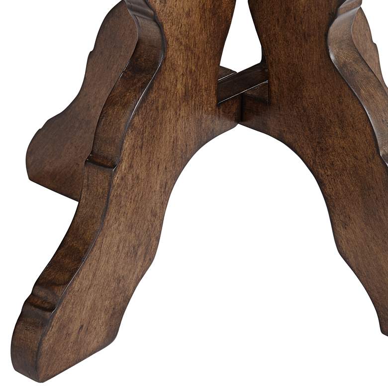 Image 5 Cottswolds 27 1/4" High Brown Wood Accent Table more views