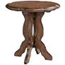 Cottswolds 27 1/4" High Brown Wood Accent Table