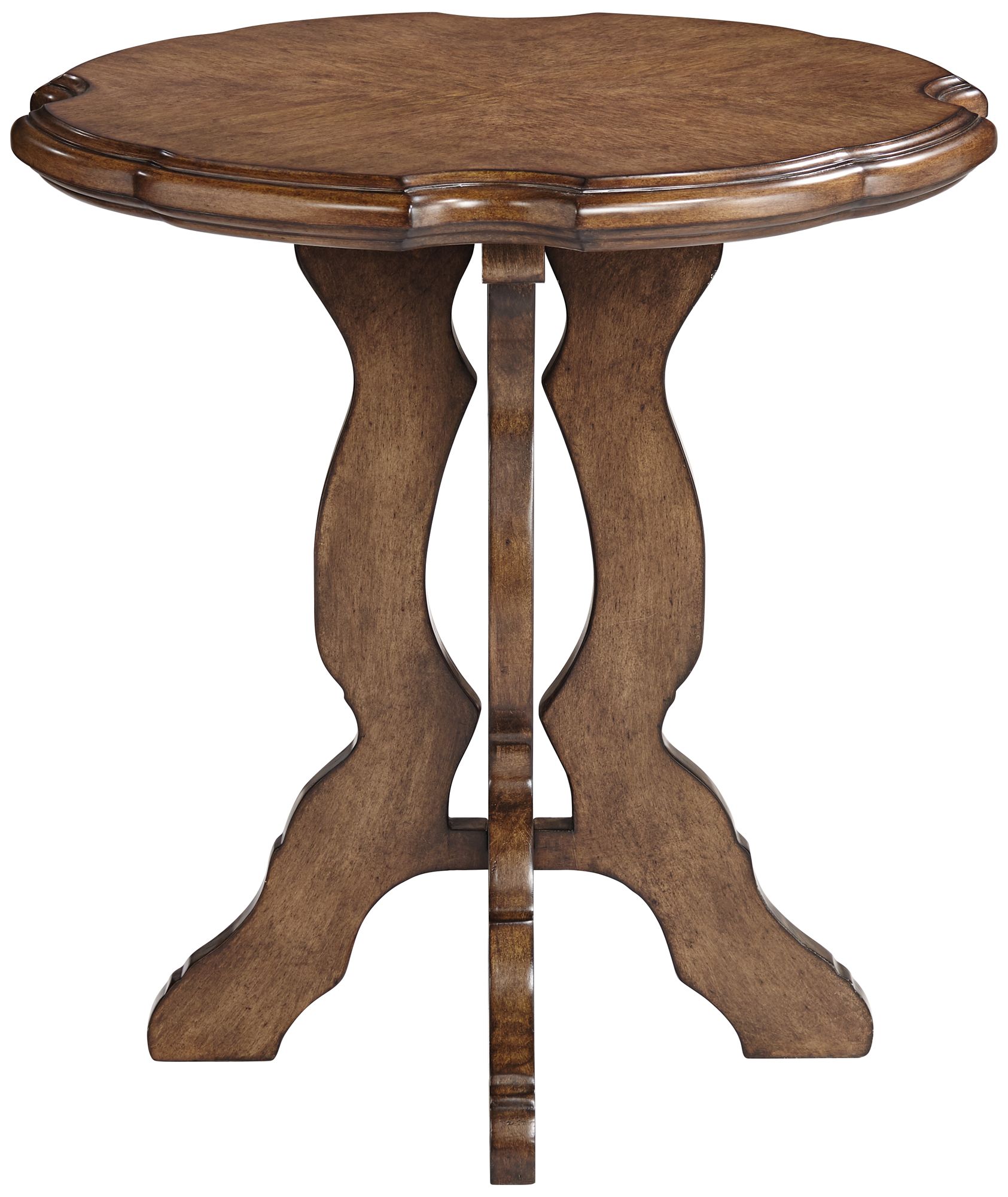 Cottswolds 27 1/4" High Brown Wood Accent Table