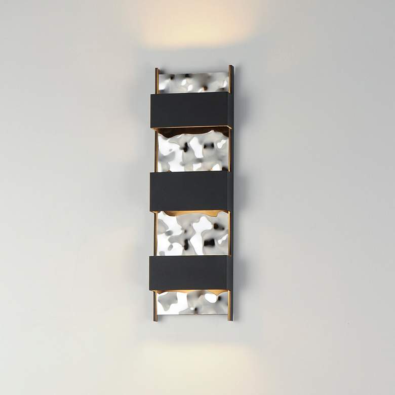 Image 6 Coulee Large LED Outdoor Wall Sconce Black more views