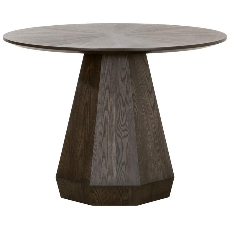 Image 1 Coulter 42" Round Dining Table, Burnished Brown Ash