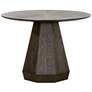 Coulter 42" Round Dining Table, Burnished Brown Ash