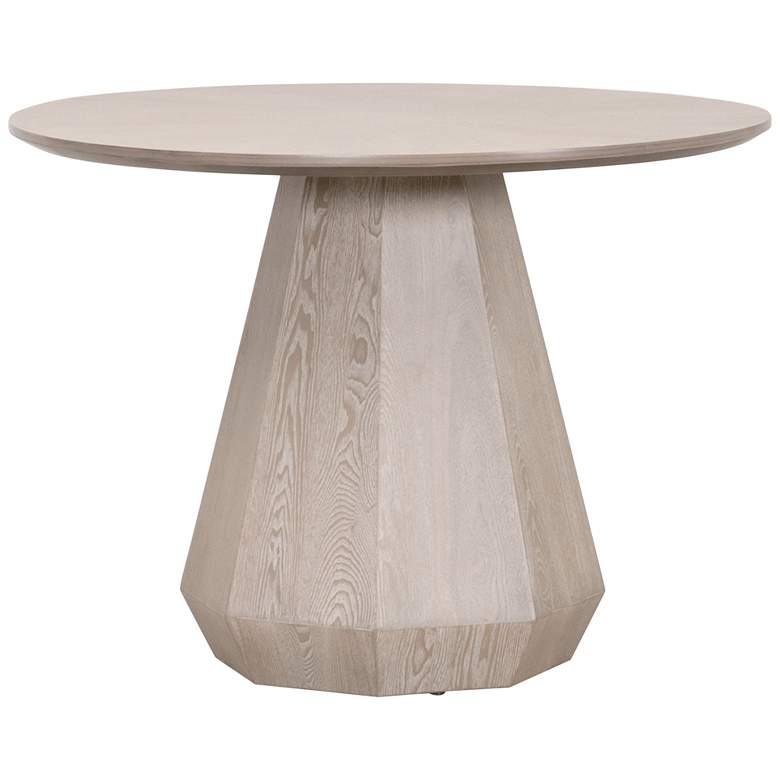 Image 1 Coulter 42 inch Wide Natural Gray Ash Wood Round Dining Table