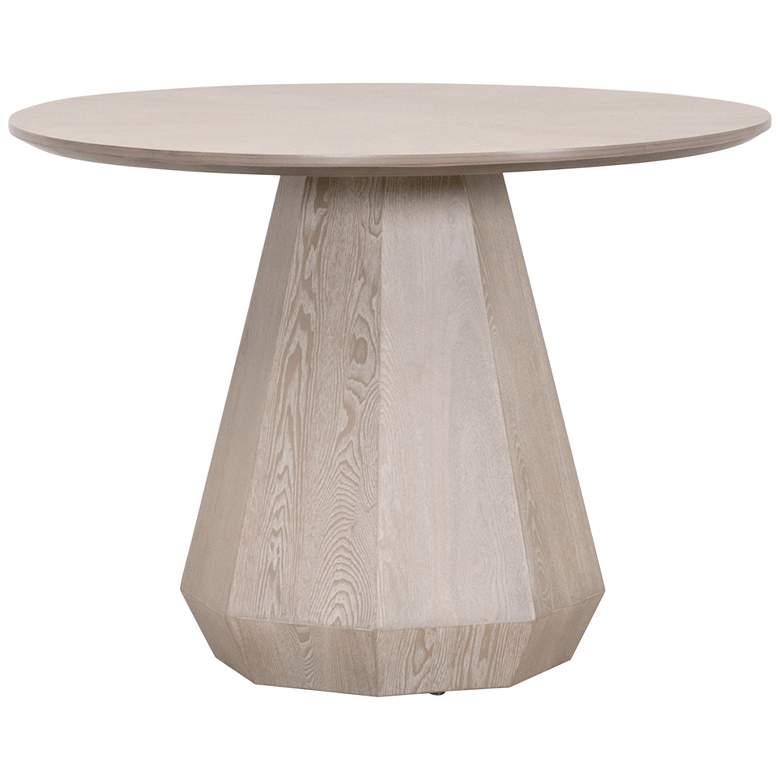 Image 2 Coulter 42" Wide Natural Gray Ash Wood Round Dining Table