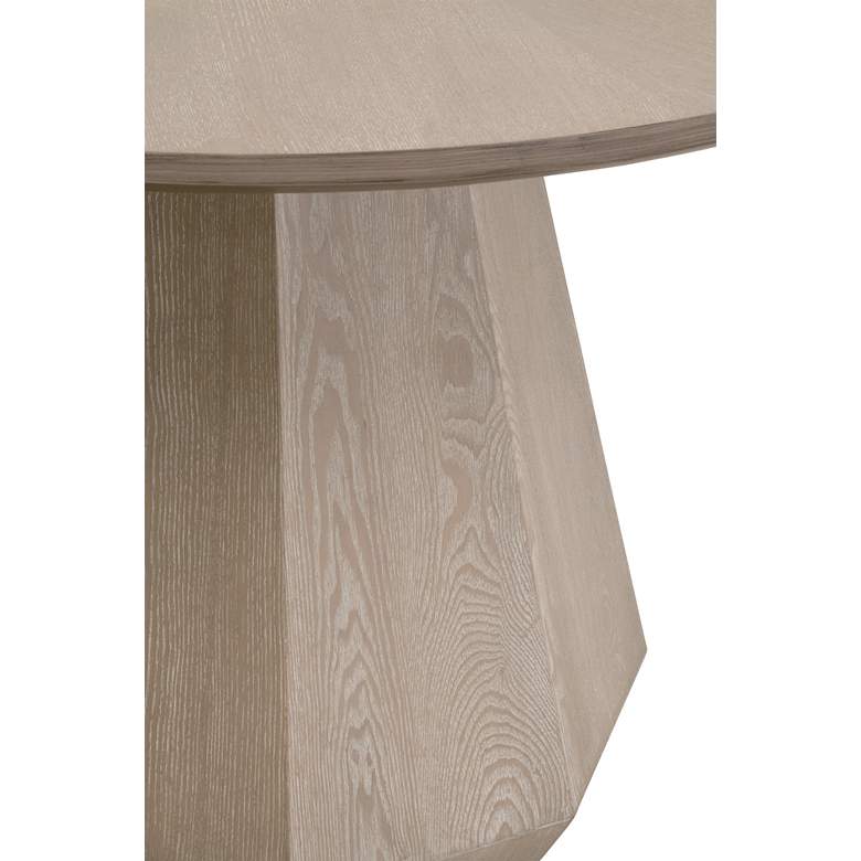 Image 3 Coulter 42" Wide Natural Gray Ash Wood Round Dining Table more views