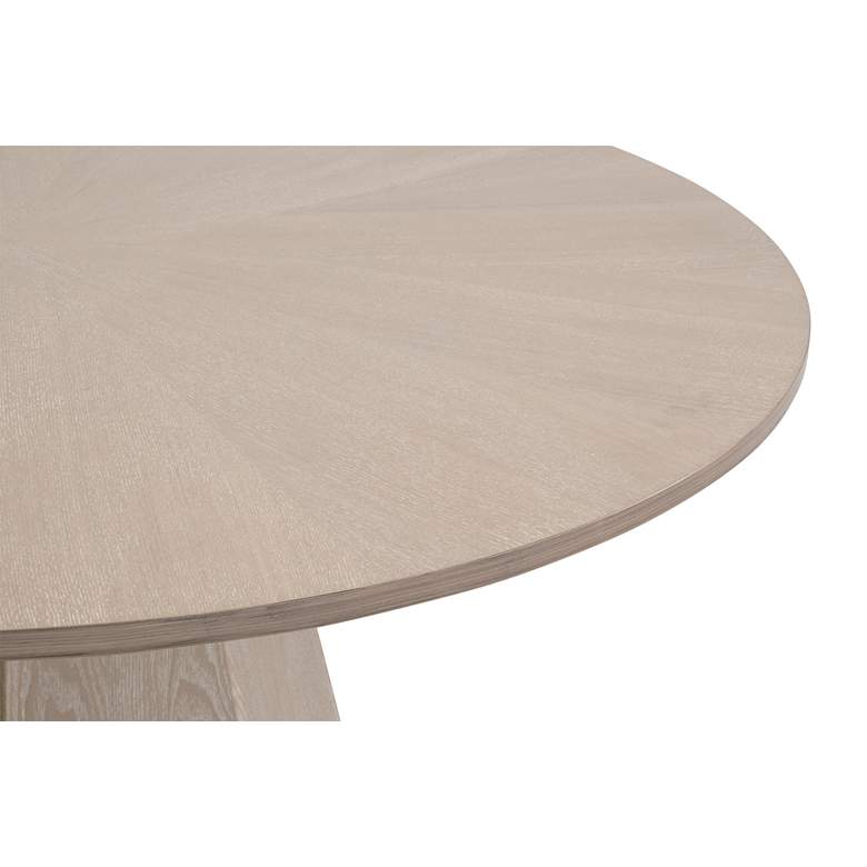 Image 3 Coulter 42 inch Wide Natural Gray Ash Wood Round Dining Table more views