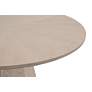 Coulter 42" Wide Natural Gray Ash Wood Round Dining Table