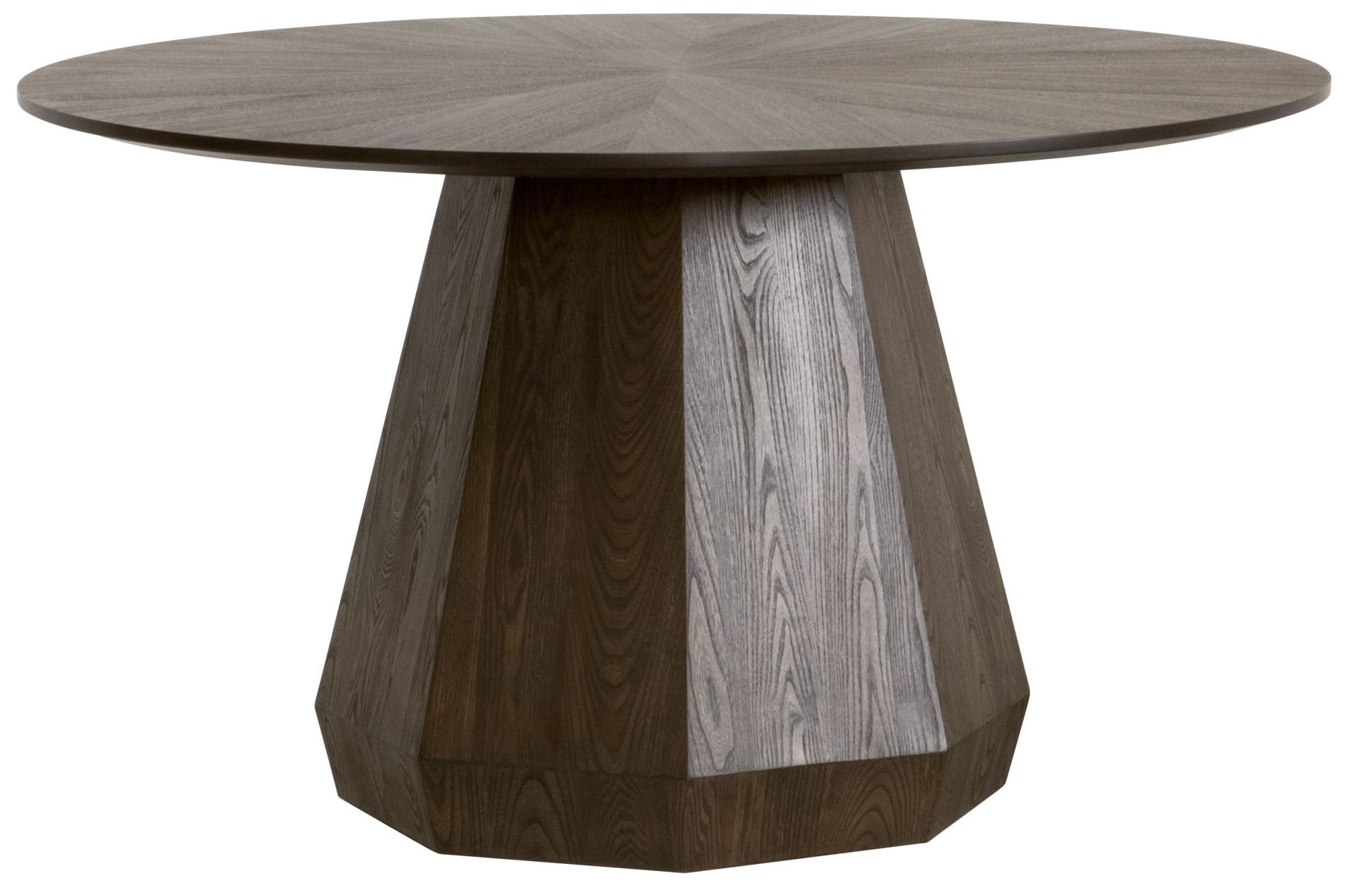 Image 2 Coulter 54" Round Dining Table, Burnished Brown Ash more views