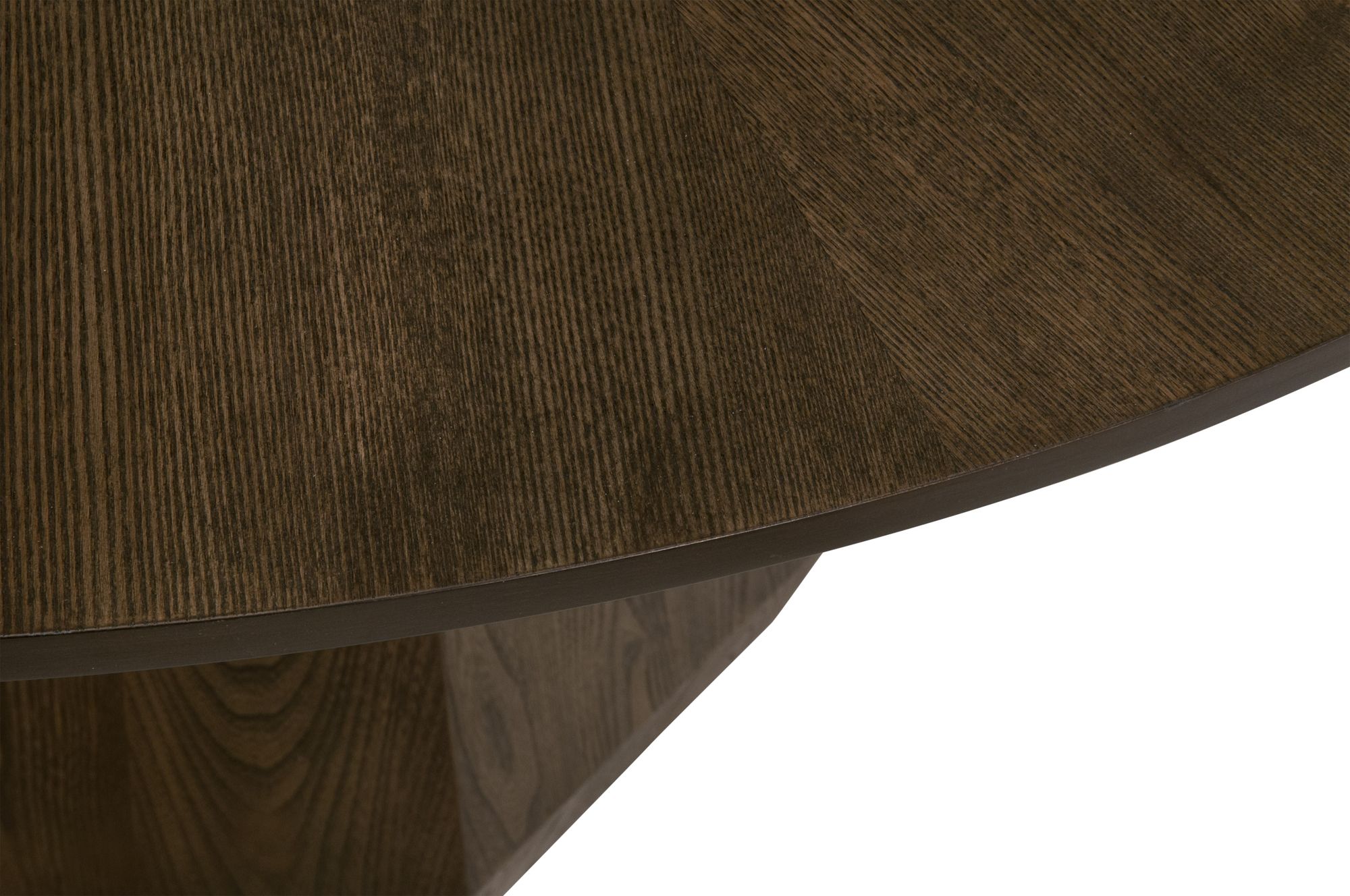 Image 5 Coulter 54" Round Dining Table, Burnished Brown Ash more views