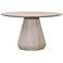 Coulter 54" Wide Natural Gray Ash Wood Round Dining Table