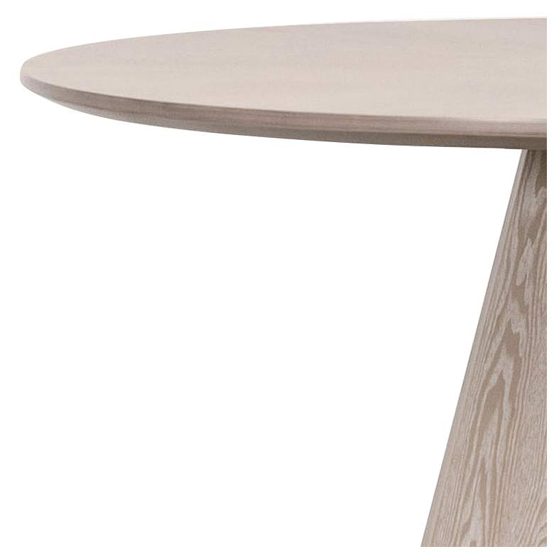 Image 2 Coulter 54" Wide Natural Gray Ash Wood Round Dining Table more views