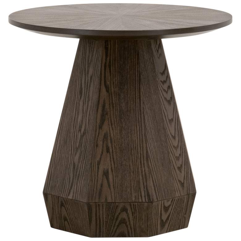 Image 1 Coulter End Table, Burnished Brown Ash