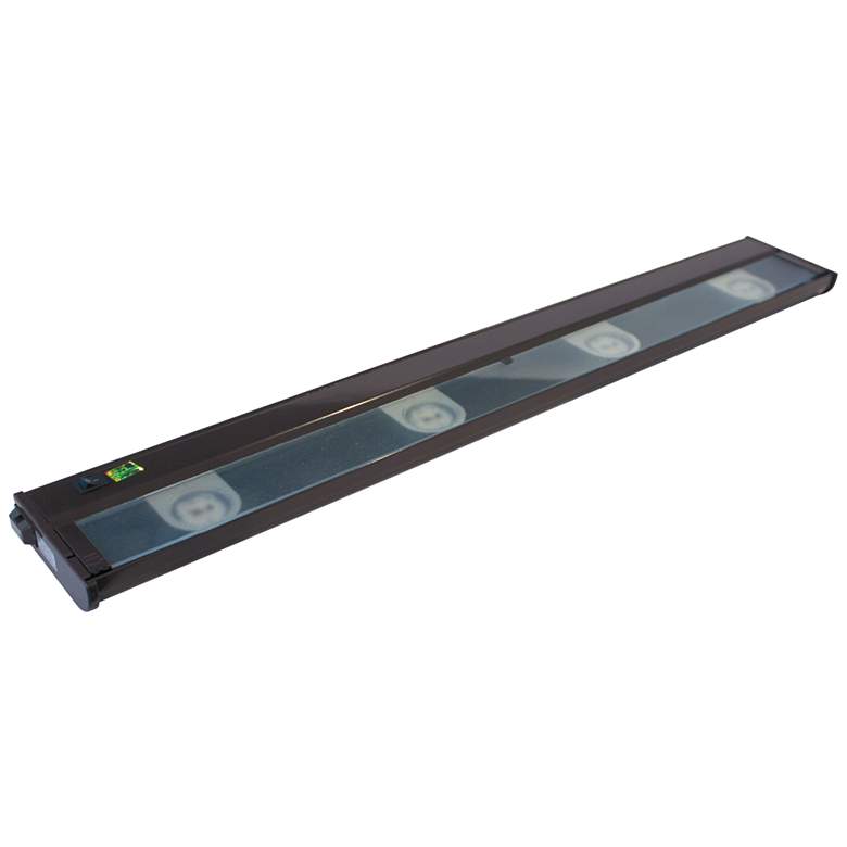 CounterAttack 32&quot;W Bronze 4-Light LED Under Cabinet Light