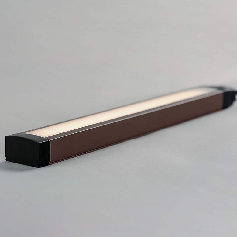 Image 7 CounterMax 12"W Bronze Slim Stick LED Under Cabinet Light more views