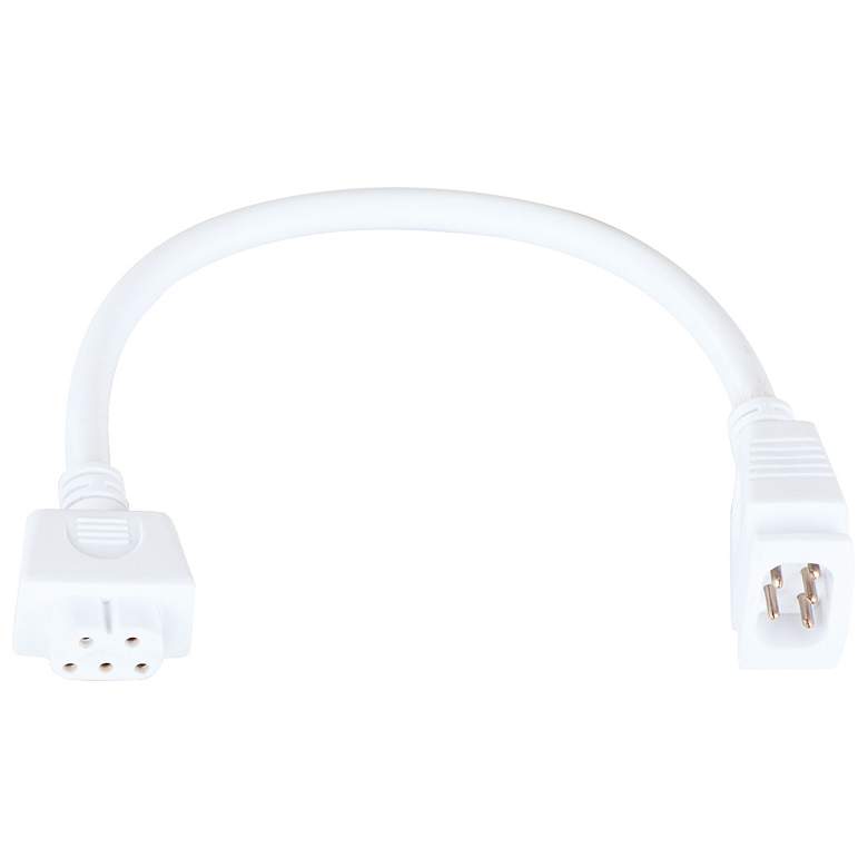 Image 1 CounterMax 12"W White Interlink Cord for Under Cabinet Light