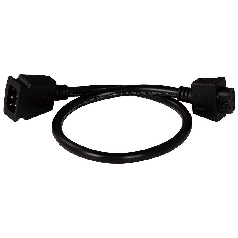 Image 1 CounterMax 18"W Black Interlink Cord for Under Cabinet Light