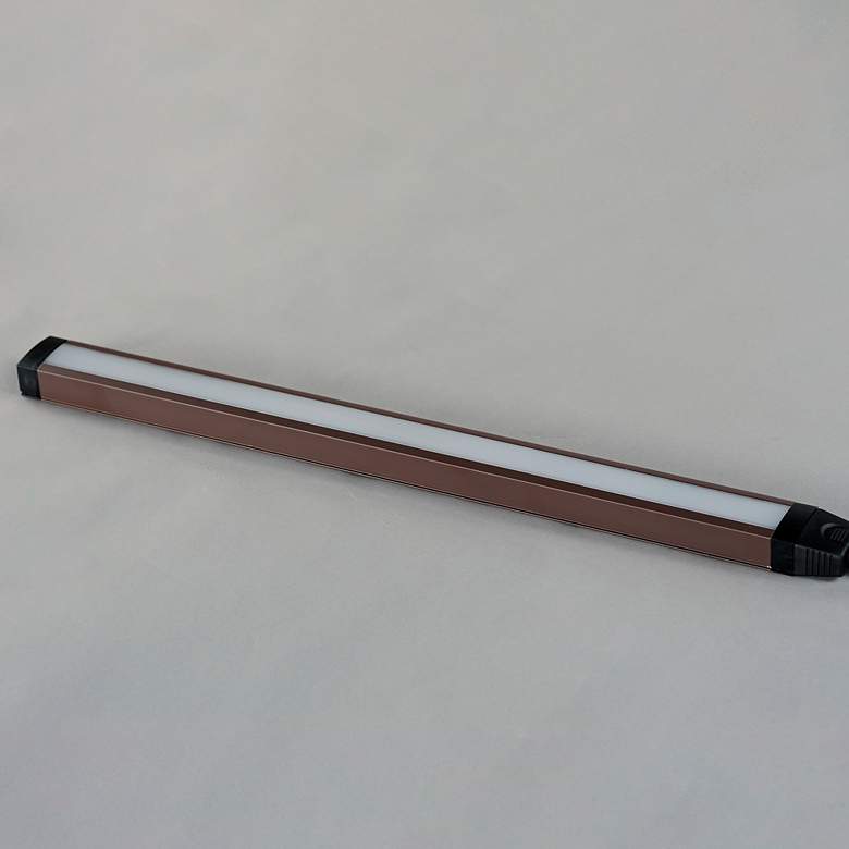 Image 4 CounterMax 18"W Bronze Slim Stick LED Under Cabinet Light more views